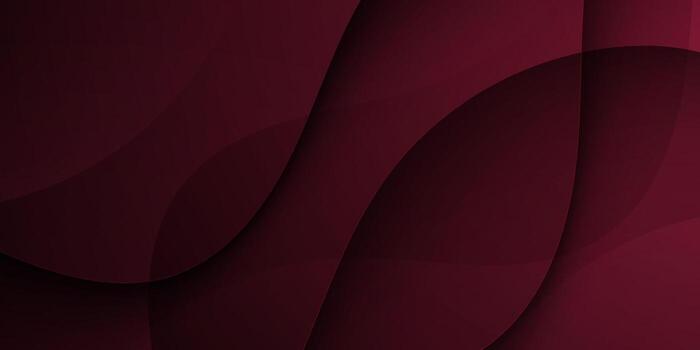 Abstract luxury wave background with realistic shadow pattern textured concept. Cool dark red background design. vector