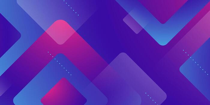 resumen cuadrado superposición corte de papel modelo antecedentes con degradado azul y púrpura diseño. frio bandera antecedentes. vector