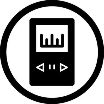 Music Player Web Based Design Element vector