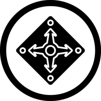 navegación flecha moderno interfaz estilo Insignia vector