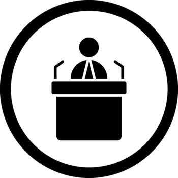 Discourse Dark Mode Style Symbol vector