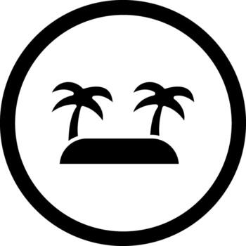 Island Flat User Interface Form vector