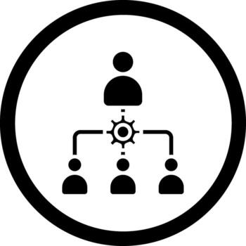 Delegate Iconic Line Based Form vector