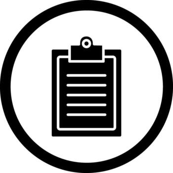 Clipboard Handcrafted User Interface Symbol vector