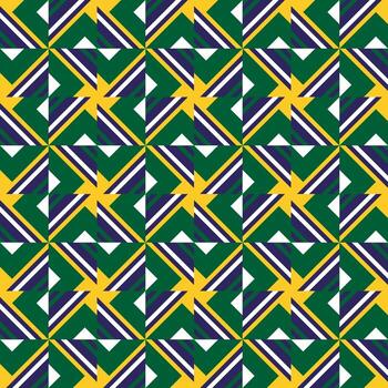 Geometric Abstract Repeating Shape Pattern with Diamond and Chevron Element vector