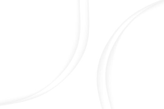 White background soft grey curved lines minimalist abstract vector