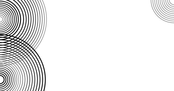 resumen negro y blanco a rayas remolino líneas con Copiar espacio para insertar elementos vector