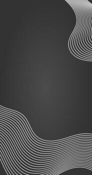 Abstract wavy lines on dark grey background and Gradient Copy Space for Element design vector