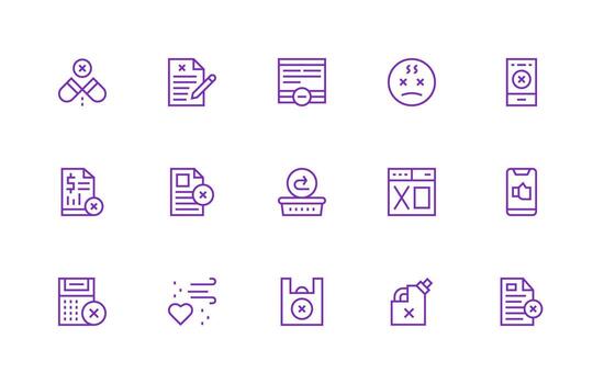 Stylish icons for various design applications vector
