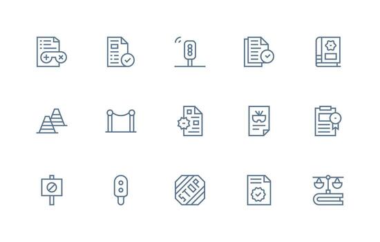 Vector icons for user interface design