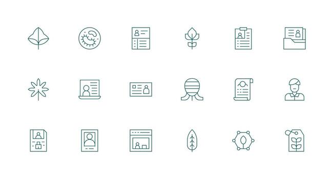 Icons for digital applications and projects vector