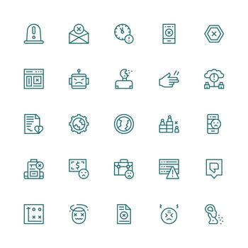 User interface icons collection vector