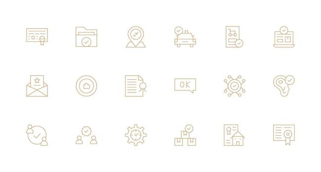 Vector icons collection for digital projects