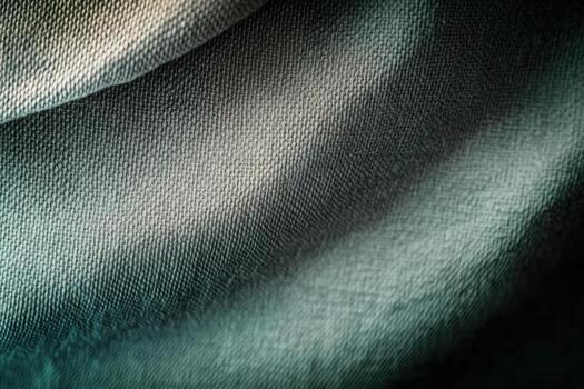 Texture of fabric revealing intricate patterns and colors in natural light photo