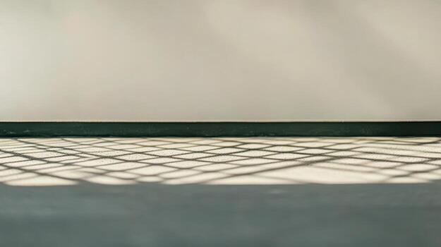 Shadows create an intriguing pattern on a textured surface indoors photo