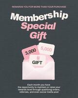 membership program for social media post template
