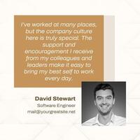 Linkedin Post for Testimonies template