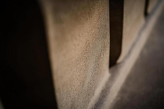 Close-up of a textured wall highlighting unique surface details photo
