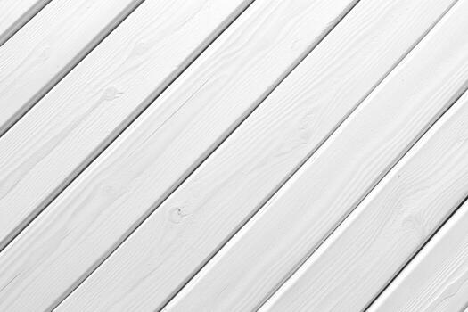 Wood planks arranged in parallel lines on a white surface, creating a clean look photo