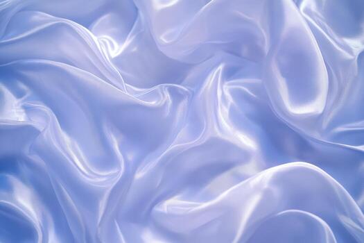 Soft satin fabric draped elegantly in gentle folds showcasing texture photo