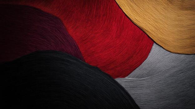 Colorful abstract patterns of vibrant textures in artistic arrangement photo