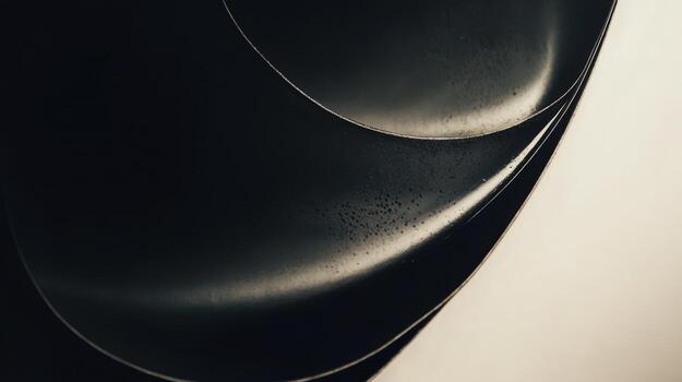 Metallic curves create an abstract composition in a modern interior setting photo