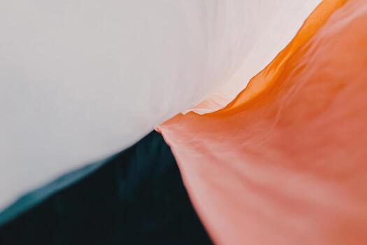 Exploration of colors and textures in a fabric composition photo