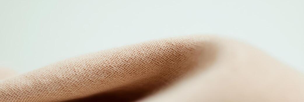 Soft texture of fabric draped elegantly creating a soothing atmosphere photo