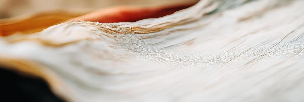 Textured layers of paper captured in natural light showcasing intricate details photo