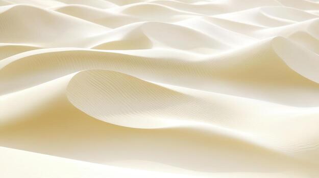 Endless waves of sand create serene patterns in a sunlit desert photo