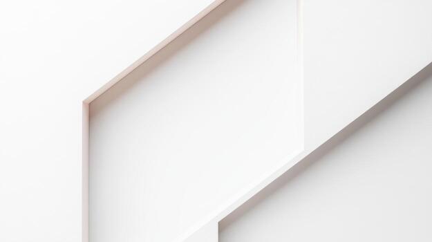 Contemporary geometric design element with neutral tones and minimalism photo