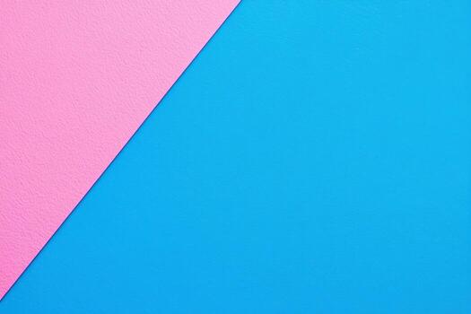 Bright pink and blue color blocks create a vibrant geometric pattern photo