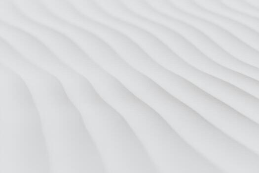 White textured surface with soft waves in a minimalist setting photo