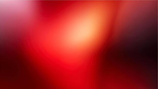 Vibrant glowing blur of red and orange hues merging with dark shadows creating an abstract warm color gradient background with soft smooth transitions and light effects photo