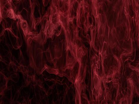 Fluid red smoke pattern with swirling shapes creating an abstract, captivating flow. photo