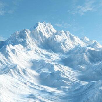 A mountain range with snow on top photo