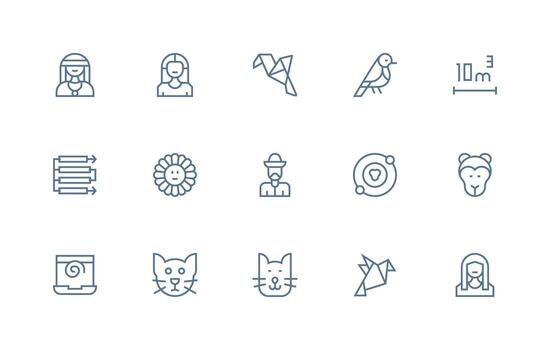 lineal diseño íconos presentando 15 en regular línea estilo pulcramente diseñado íconos para web plataformas vector