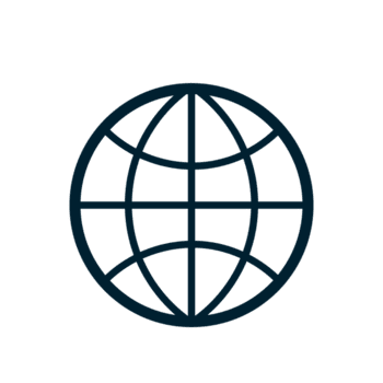 global rede conexão símbolo, representando internacional comunicação e no mundo todo conectividade, exibido Como uma simples ícone em uma digital png