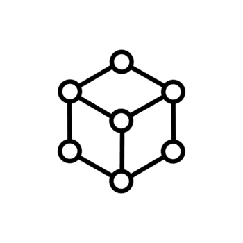 abstrakt 3d nätverk modell ansluter globalt i en digital Plats, symboliserar lagarbete och komplex system png