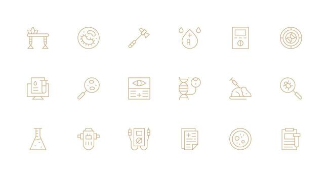 Testing featuring 18 Icons in Minimal Line Design Icons Built for Visual Consistency Pack vector