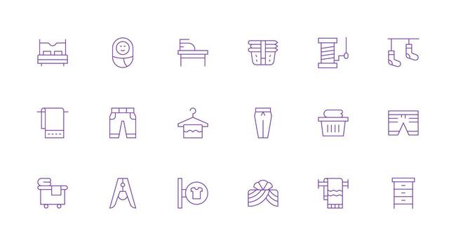 18 Minimal Line Vectors for Linen Theme Reliable Icons for All Interfaces