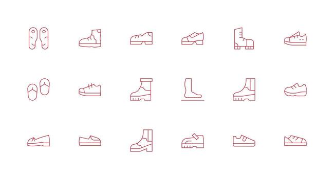 Minimal Line Icons from Sole Set with 18 Vectors Icons Built for Visual Consistency Pack