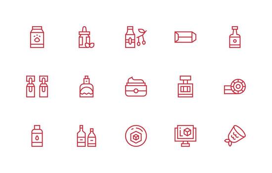 15 regular línea vectores para producto diseño tema interfaz íconos para diario utilizar