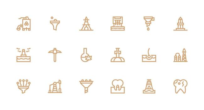 18 fuerte carrera línea vectores para extracción tema limpiar icono colección para web utilizar