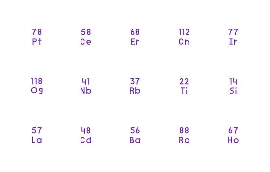 Element Symbol Set with 15 Regular Line Icons Line Icon Collection vector