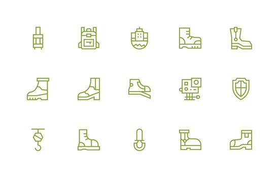 Durable featuring 15 Icons in Regular Line Design Neatly Designed Icons for Web Platforms vector