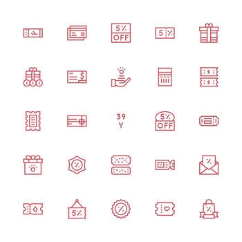 25 medio carrera contorno estilo íconos desde vale colección ui icono conjunto vector