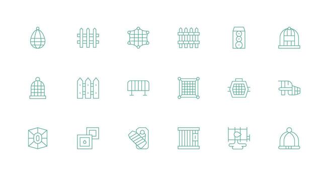 18 Minimal Line Vectors for Enclosure Theme Icon Pack for Various Themes