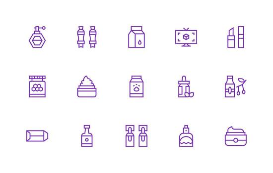 15 Regular Line Icons for Product Design Graphics Compact Icon Pack vector