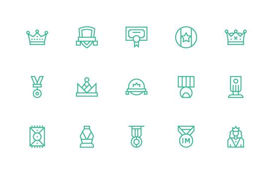 prestigio diseño íconos presentando 15 en regular línea estilo pulcramente diseñado íconos para web plataformas vector